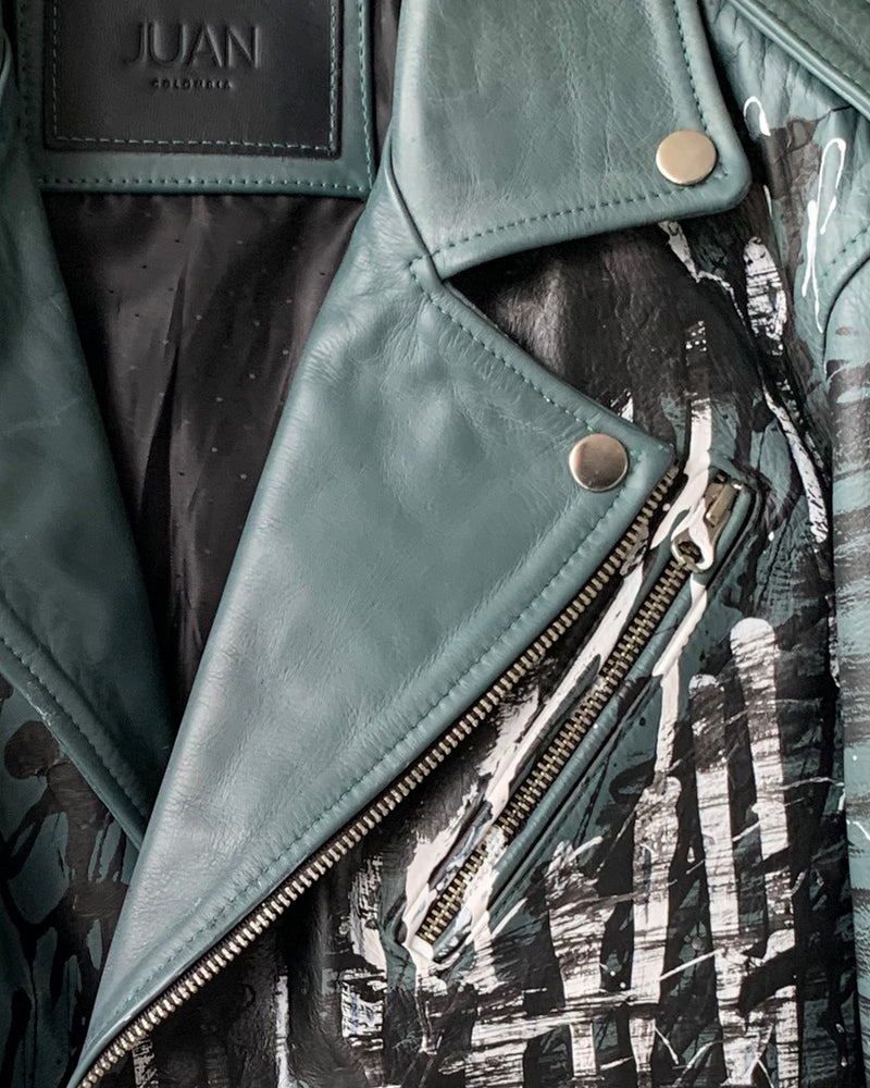 SKETCH LEATHER JACKET