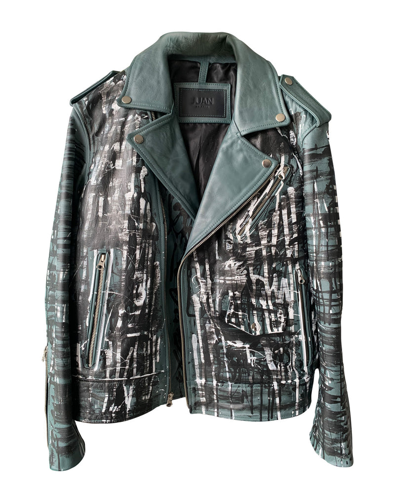 SKETCH LEATHER JACKET