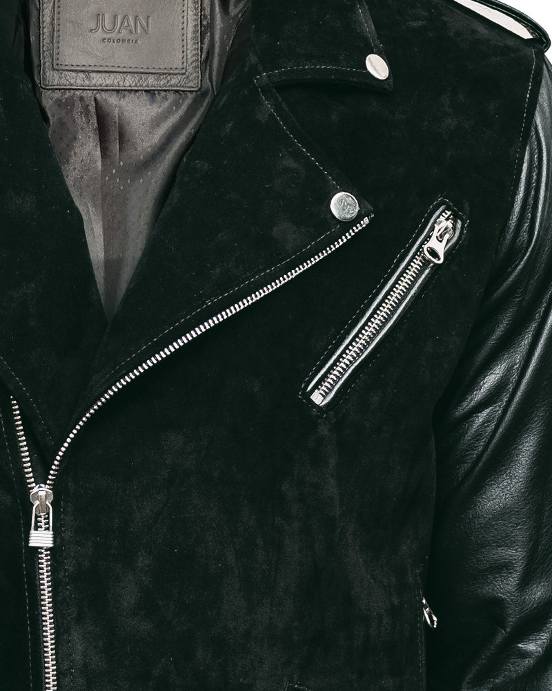 POISON LEATHER JACKET - Black