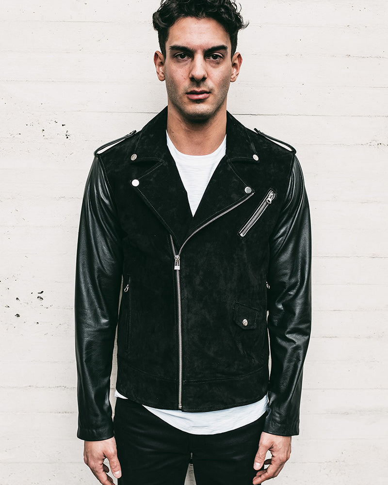 POISON LEATHER JACKET - Black