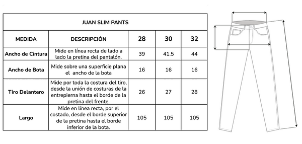 JUAN SLIM PANTS - BROWN