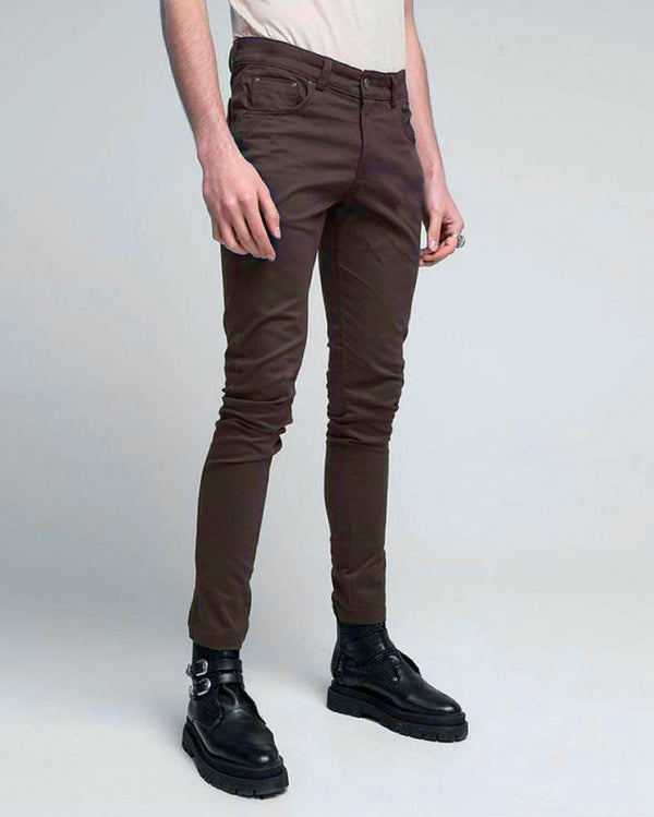 JUAN SLIM PANTS - BROWN